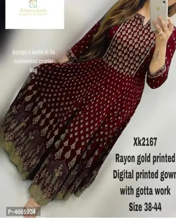 Woman gown uploaded by Arbon Fashion on 1/28/2023