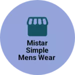 Business logo of Mistar simple mens wear