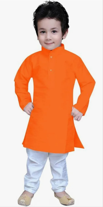 Special Orange kurta pyjama (cooton) uploaded by Mohit Garments  on 5/17/2024