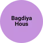 Business logo of Bagdiya hous