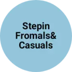 Business logo of Stepin fromals&casuals