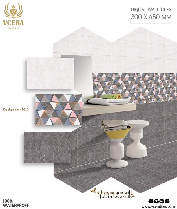 Degital wall tiles  uploaded by Vcera tiles LLP on 1/28/2023