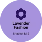 Business logo of Lavender Fashion