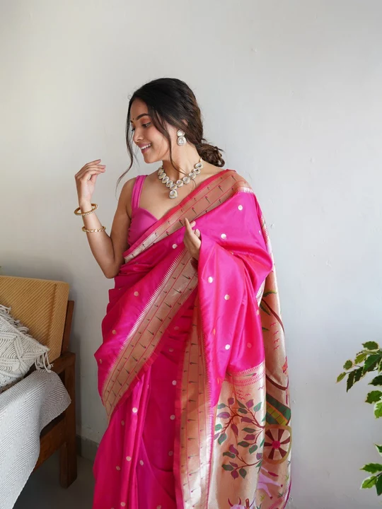 Pink Ratnakala uploaded by Shree Kastbhanjan Fashion on 1/28/2023