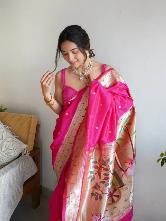 Pink Ratnakala uploaded by Shree Kastbhanjan Fashion on 1/28/2023