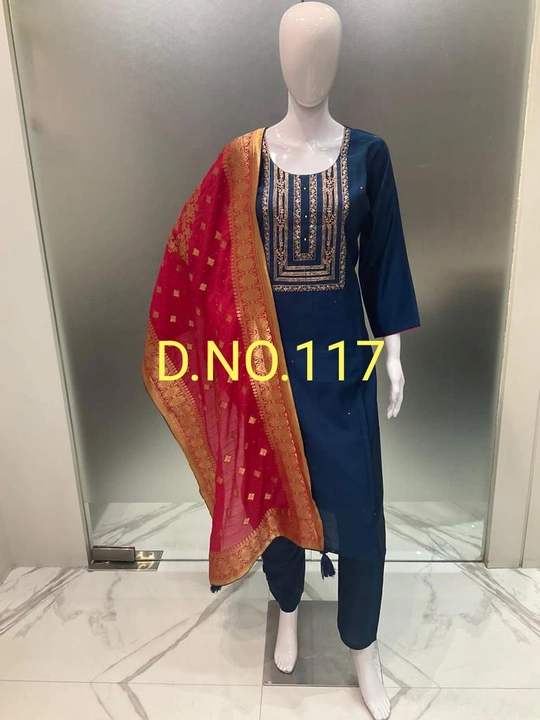 Ancor work kurti uploaded by Heena Fashion on 1/28/2023