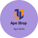 Business logo of Ape shop