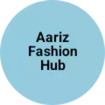 Business logo of Aariz fashion hub