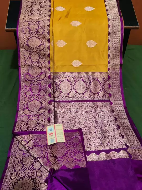 Pure katan handloom banarasi silk sarees  uploaded by Zeya Textiles on 1/28/2023