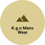 Business logo of K.g.n mens wear