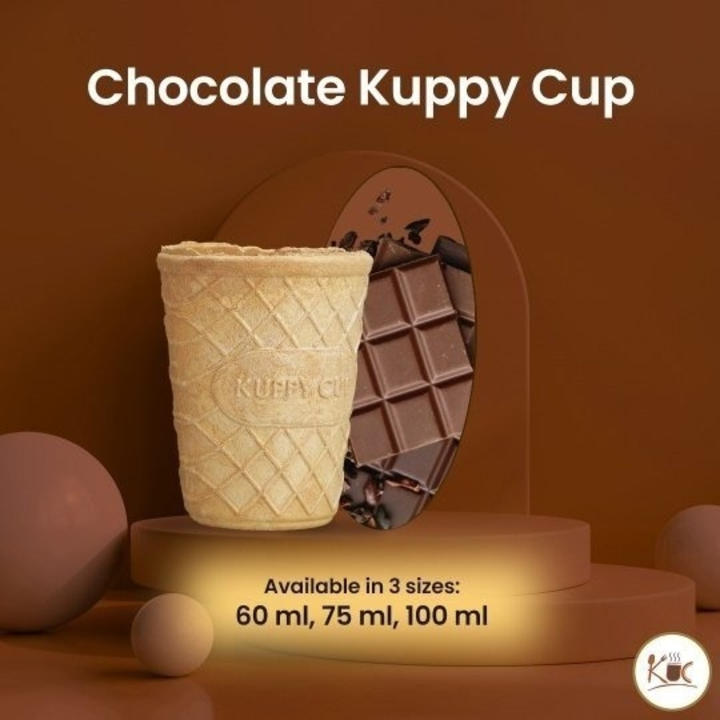 Chocolate kuppy edible cupe uploaded by business on 1/28/2023