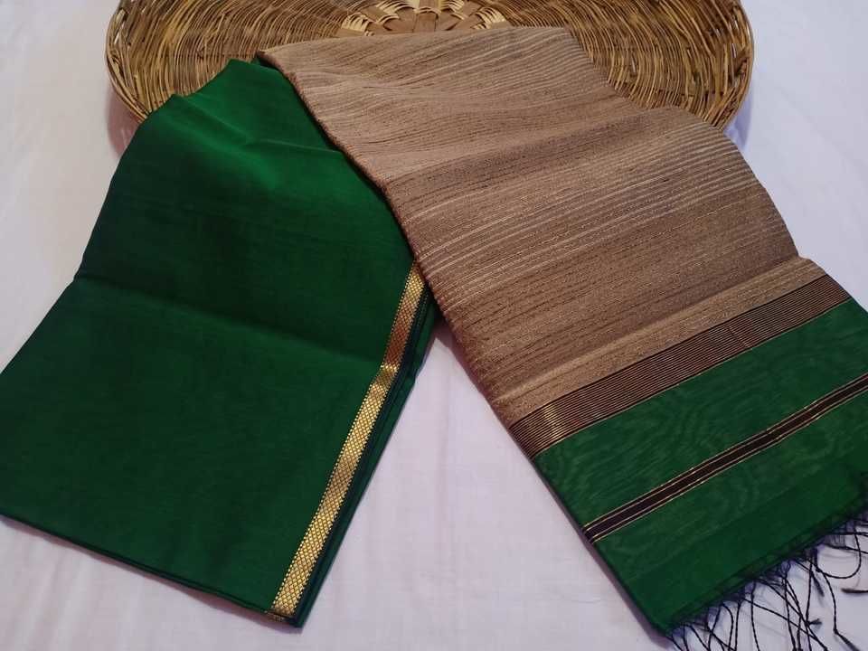 Maheshwari handloom silk cotton saree uploaded by Maheshwari handloom saree on 2/16/2021