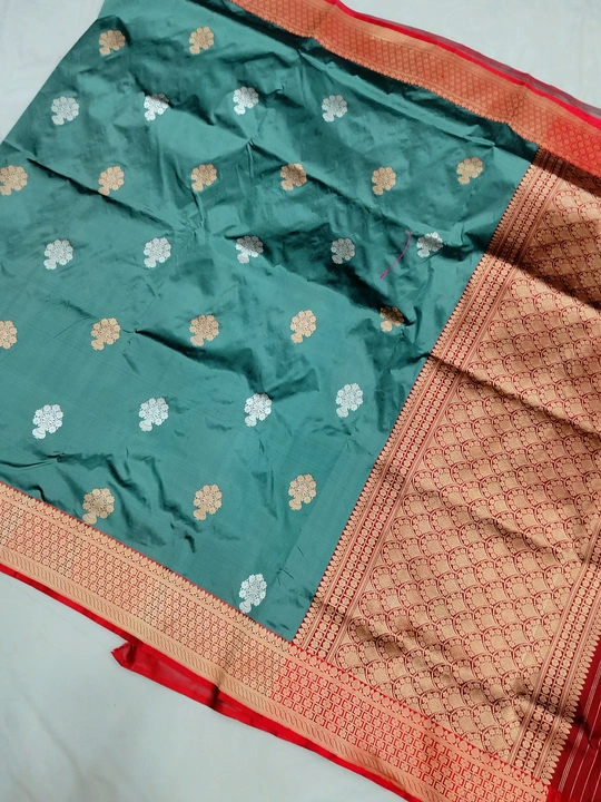 Pure silk banarasi saree uploaded by Pure katan Silk Banarsi saree manufachure on 1/29/2023