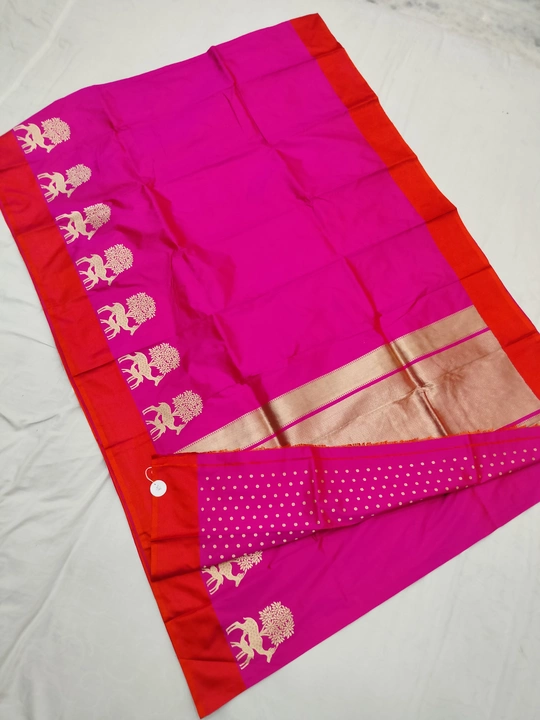 Pure silk banarasi saree uploaded by business on 1/29/2023