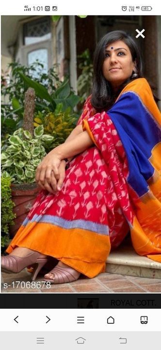 Royal Cotton Saree uploaded by business on 2/16/2021