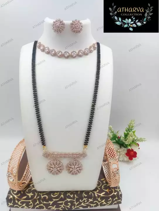 Rose gold diamond set  uploaded by Krishna fashion on 1/29/2023