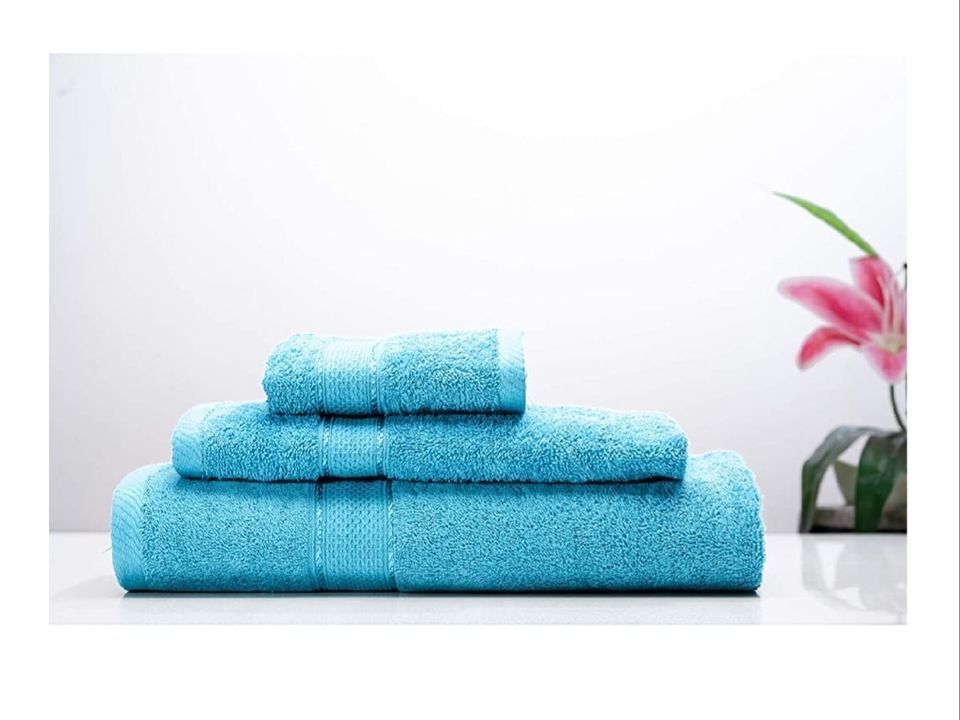 Bath towel set..1bath 1hand 1face uploaded by business on 2/16/2021