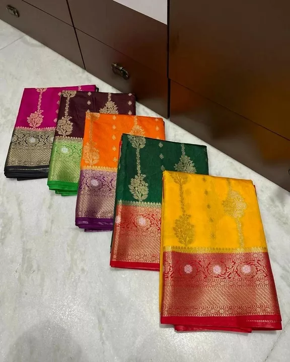 Dupion silk saree  uploaded by Krishna fashion on 1/29/2023