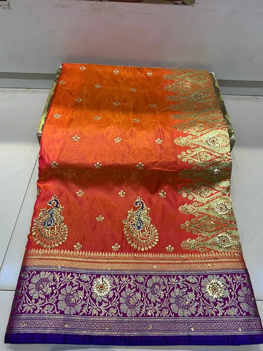 Banarsi shalu saree  uploaded by Krishna fashion on 1/29/2023