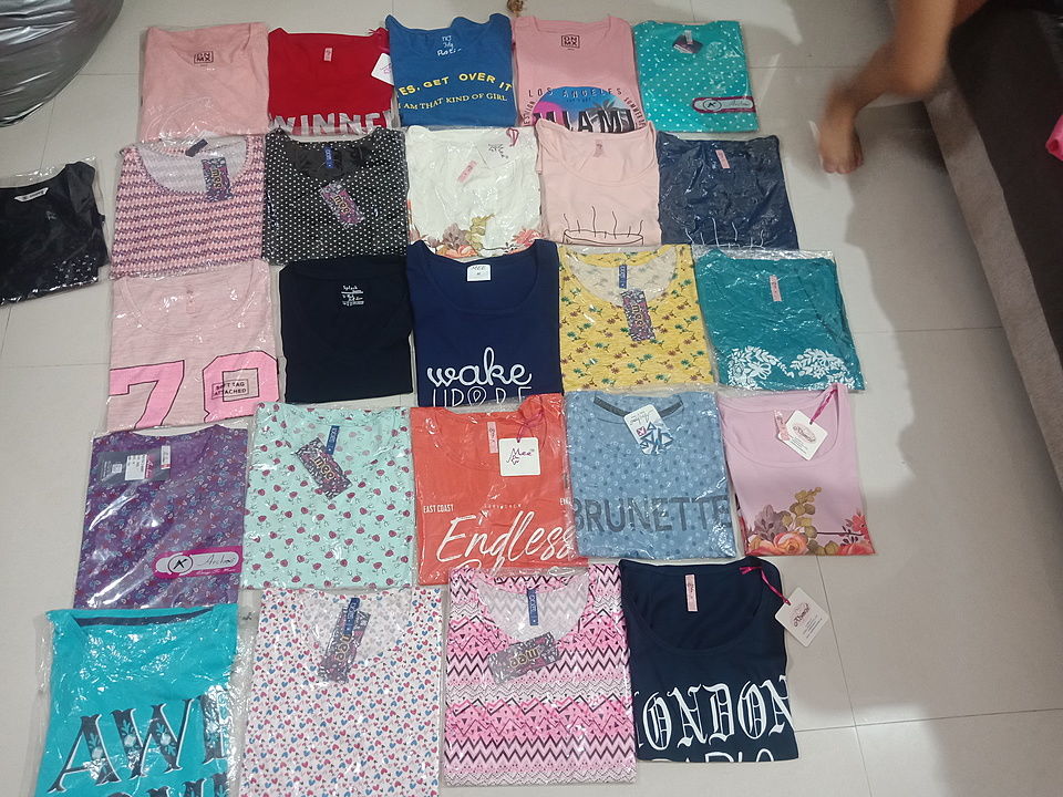 Ladies t shirts branded surplus uploaded by AADHYA GARMENT on 7/6/2020