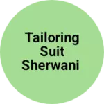 Business logo of Tailoring suit sherwani