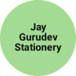 Business logo of Jay Gurudev stationery store