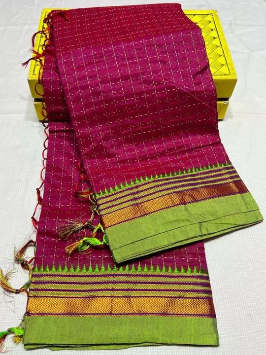 Acrylic cotton sarees  uploaded by business on 1/29/2023