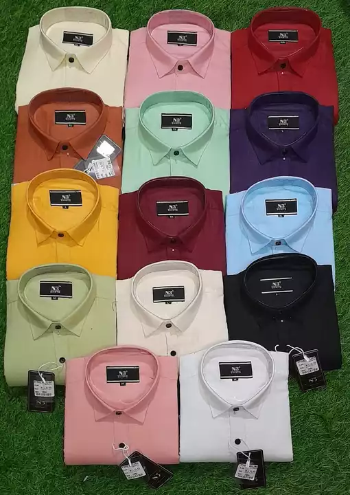 N3 Magic by magic box packing cotton plain shirt uploaded by Nishant Traders on 1/29/2023