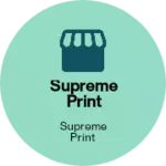 Business logo of Supreme print