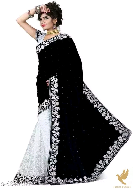 Attractive Velvet Saree  uploaded by business on 1/29/2023