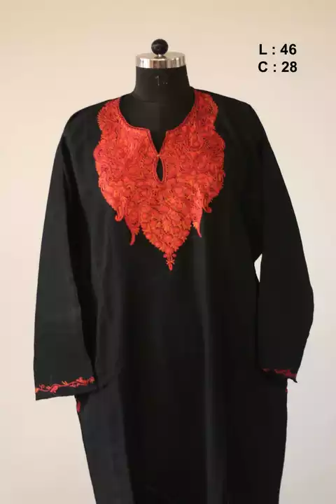 Woolen fabric Ari work Fhraen TOP 🌹 uploaded by Dehqani Bros on 1/29/2023