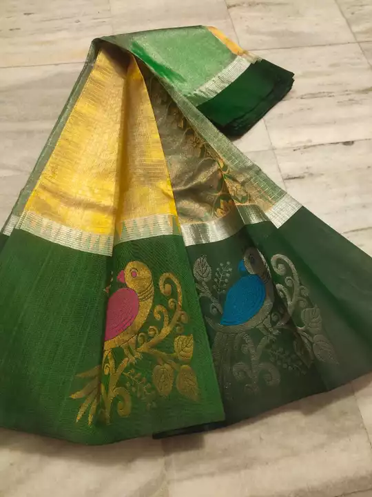 Post image 👆👆👆👆👆👆
*Handloom   soft  pure kuppadam and Tissue pattu with border buttis kuttu border*  sarees...                   

👕with Contrast *blouse* with *Rich Pallu*


👉Price:  ₹ *7,300( free shipping*).
