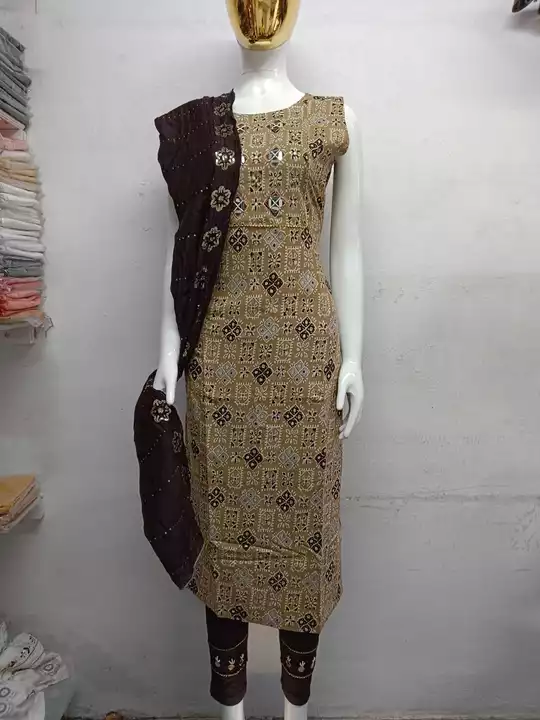 Kurty+ pent+ duppata. 1000/- only  uploaded by Prasang dresses on 1/29/2023