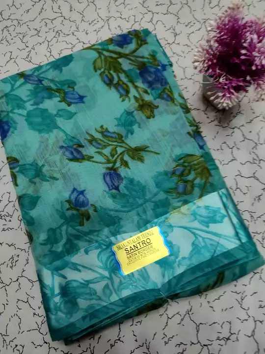 Cotton printed sarees  uploaded by Syam Botique on 1/29/2023