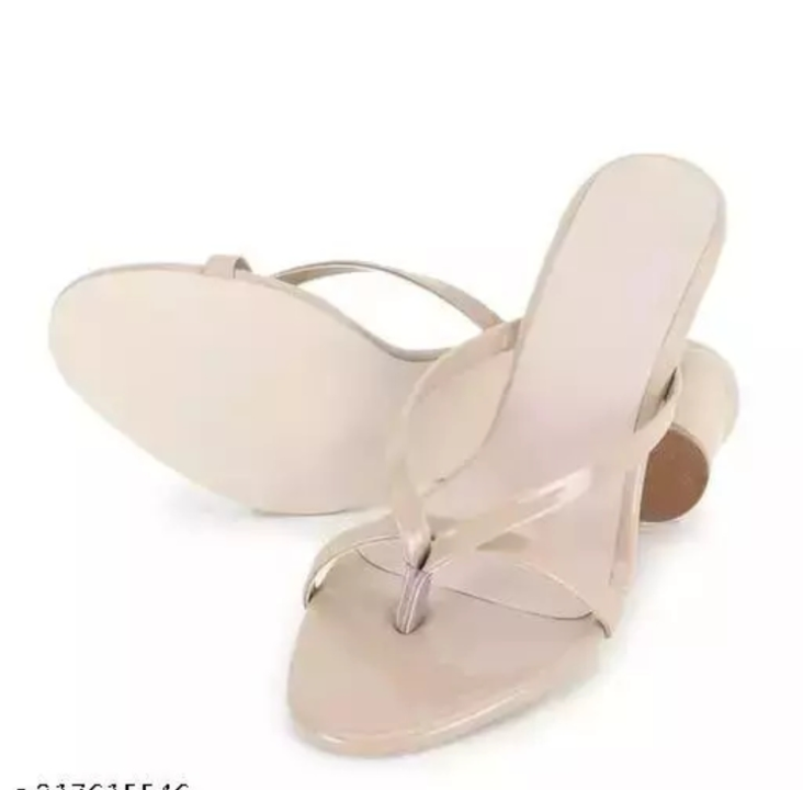 Women's Fancy Block heels Beige Sandals uploaded by Is that shop on 1/29/2023