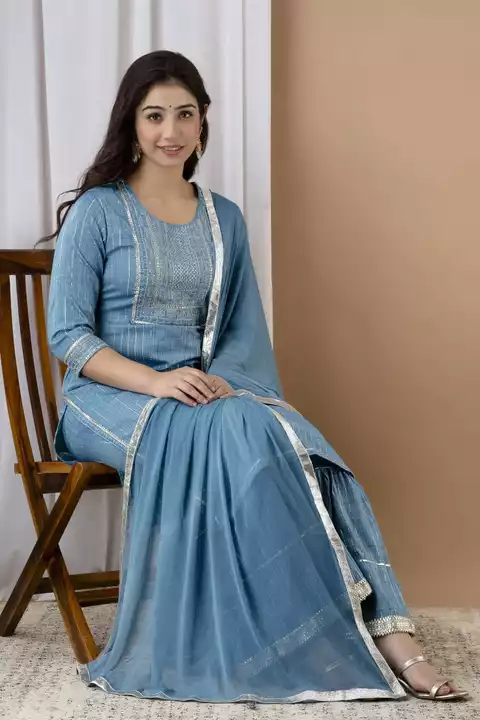 Kurti sharara with duptta uploaded by Maa karni fashion on 1/29/2023