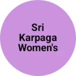 Business logo of Sri karpaga women's World