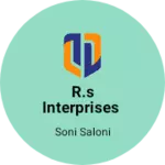 Business logo of R.S INTERPRISES
