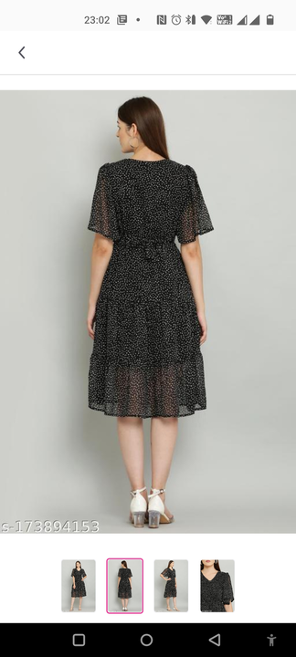 Trendy Georgette Dress uploaded by DemandNew on 1/29/2023