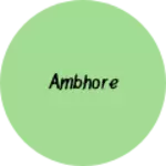 Business logo of Ambhore
