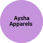Business logo of Aysha apparels