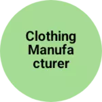 Business logo of Clothing manufacturer company