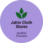 Business logo of Jahin cloth stores