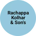 Business logo of Rachappa kolhar & Son's cloth store