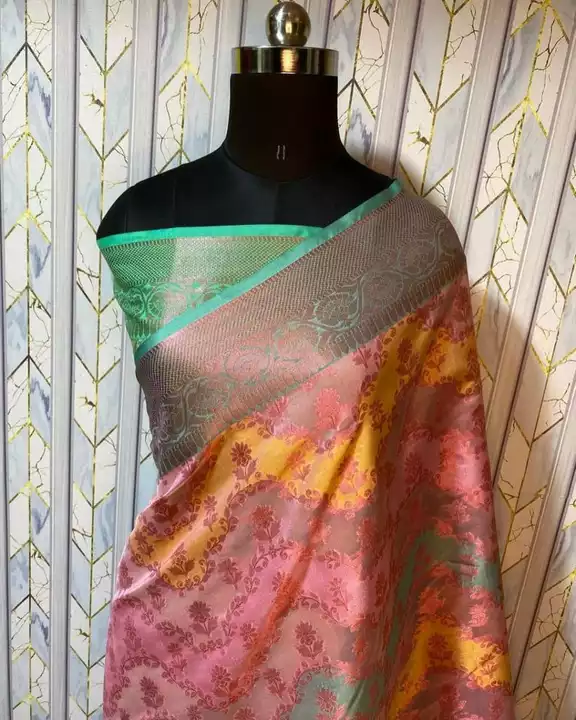 Banarasi multi tissue silk saree  uploaded by business on 1/30/2023