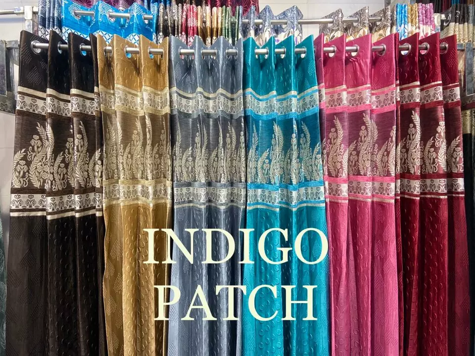 Indigo patch curtains  uploaded by Sahayak Traders on 1/30/2023