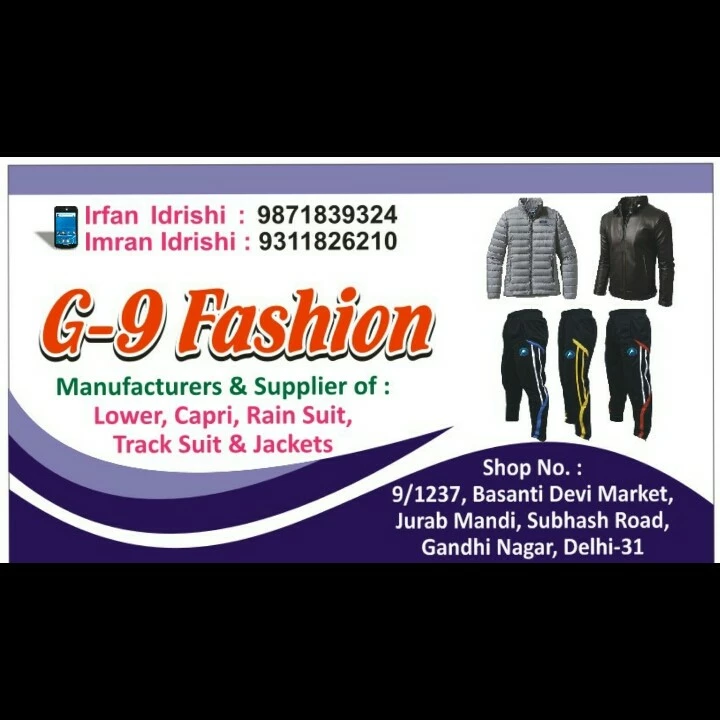 Visiting card store images of G9 FASHION (QUICK SUN)