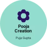 Business logo of Pooja creation