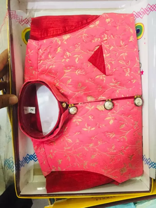 Jacket suit kurta pyjama set for kids 1/10 uploaded by Shree gurudev collection / 9806507567 on 1/30/2023