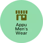 Business logo of Appu men's wear cloth shop